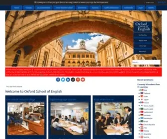 Oxfordschoolofenglish.com(Oxford School of English) Screenshot