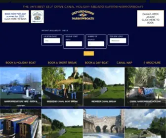 Oxfordshire-Narrowboats.co.uk(Canal boat holidays and short breaks) Screenshot