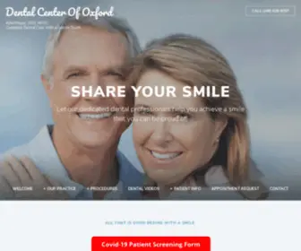 Oxfordsmiledentistry.com(Oxford, MI) Screenshot