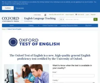 Oxfordtestofenglish.es(Oxford Test of English) Screenshot