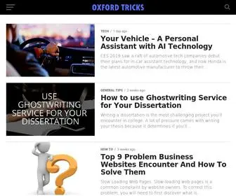 Oxfordtricks.com Screenshot