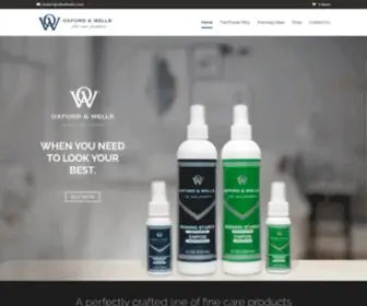 Oxfordwells.com(Spray Starch Products) Screenshot