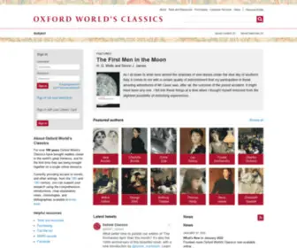 OxfordWorldsclassics.com(Oxford World's Classics) Screenshot