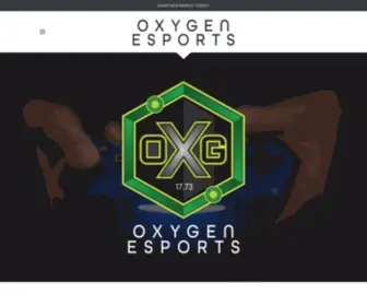 Oxgesports.com(Oxygen Esports) Screenshot