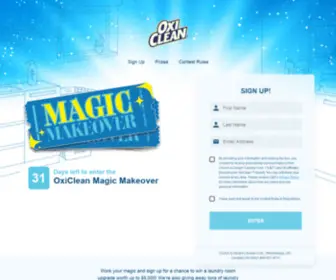 Oxicleancontest.ca(OxiClean Spotless Sweepstakes) Screenshot