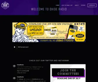 Oxideradio.live(Oxide Radio) Screenshot