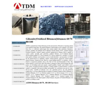 Oxidisedbitumen.com(Bitumen gilsonite oxidized bitumen) Screenshot