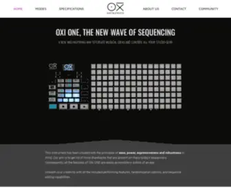 Oxiinstruments.com(OXI One) Screenshot