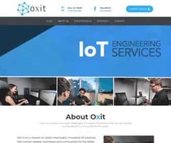 Oxit.com(We provide a wide range of IoT services in Charlotte & our team) Screenshot
