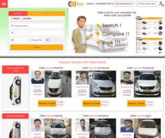 Oxitaxi.com(Book Outstation taxi at lowest fare with Oxitaxi) Screenshot