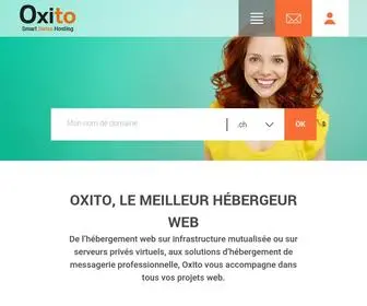 Oxito.com(Hébergement web) Screenshot