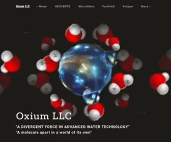 Oxiumllc.com(Water technology) Screenshot