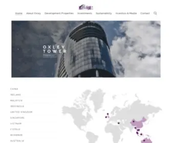 Oxley.com.sg(Oxley Holdings) Screenshot