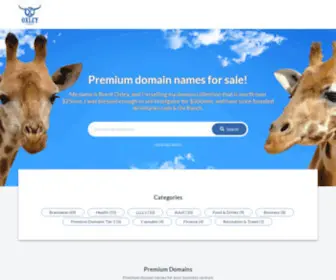Oxley.com(Premium domain names for sale) Screenshot