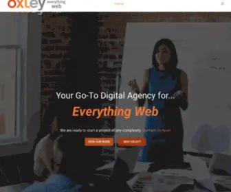 Oxleyinternet.com(Atlanta Web Design & Digital Marketing Services) Screenshot