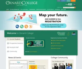 Oxnardcollege.edu(Oxnard College) Screenshot