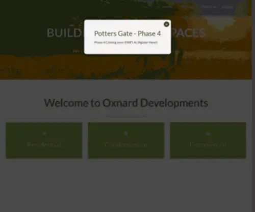 Oxnarddevelopments.com(Oxnard Developments) Screenshot