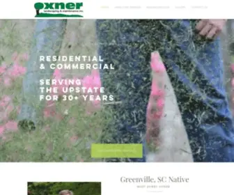 Oxnerlandscaping.com(Oxner) Screenshot