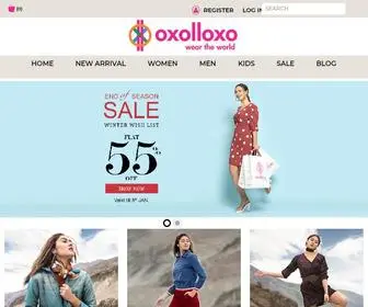 Oxolloxo.com(Online shopping fashion destination in India) Screenshot