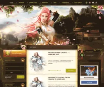Oxomu.com(Mu online seasonx super easy mu) Screenshot