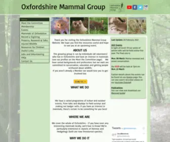 Oxonmammals.org(Mammals) Screenshot