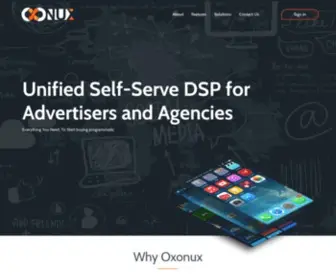 Oxonux.com(Demand Side Plaform) Screenshot