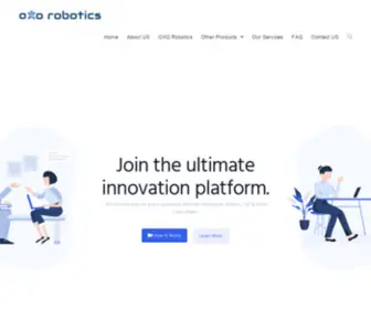 Oxorobotics.com(An Ultimate Stop for your Customized AI Robotics Needs) Screenshot