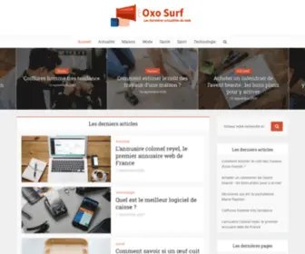 Oxosurf.eu(Les meilleures actualités du web sont sur Oxosurf) Screenshot