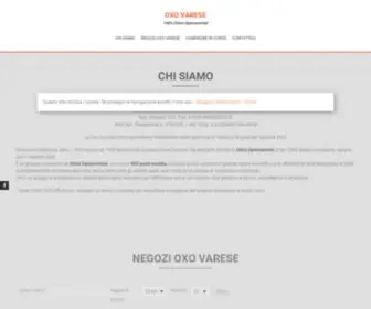 Oxovarese.it(Chi Siamo) Screenshot