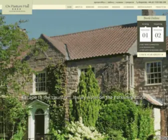 Oxpasturehallhotel.com(Luxury Hotels Yorkshire. Ox Pasture Hall Hotel) Screenshot