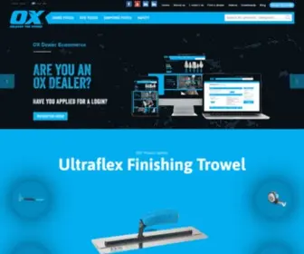 Oxtools.com.au(Construction Tools Equipment) Screenshot