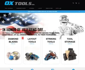 Oxtoolshop.com(OX Tools) Screenshot