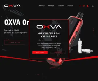 Oxva.com(Most Innovative Vape Brand with Best Flavor) Screenshot