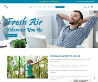 Oxy-Angel.com(Personal & Travel Air Purifier) Screenshot