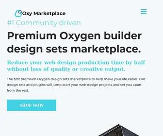 Oxy-Marketplace.com(Premium Oxygen builder design sets marketplace) Screenshot