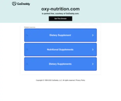 Oxy-Nutrition.com(Strength) Screenshot