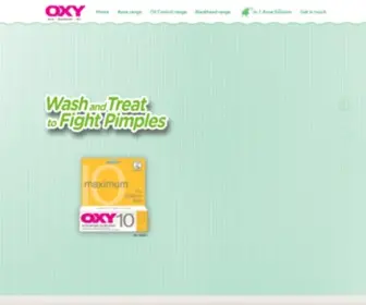 Oxy.com.my(Rohto Mentholatum Malaysia) Screenshot