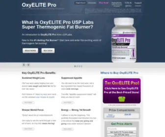 Oxyelite-Pro.com(OxyELITE Pro) Screenshot
