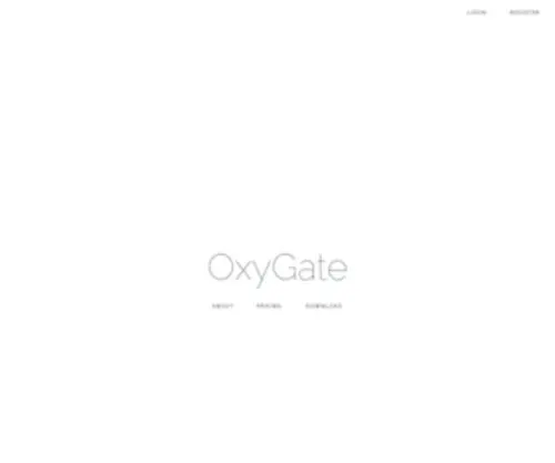 Oxygate.com(OxyGate) Screenshot