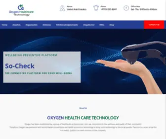 Oxygen-HC.com(Oxygen Health Care Technology) Screenshot