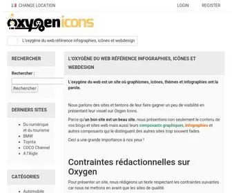 Oxygen-Icons.org(L'oxygène du web référence infographies) Screenshot