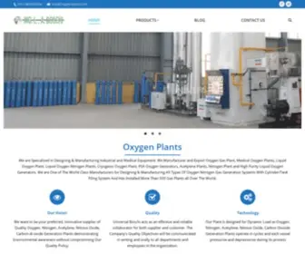 Oxygen-Plants.com(Liquid Oxygen Plant in India) Screenshot