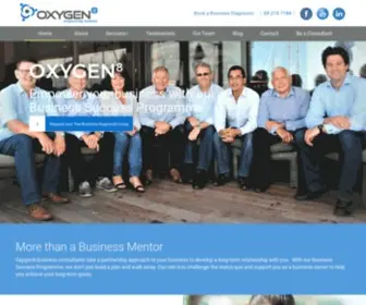 Oxygen8.co.nz(The Oxygen8 Business Success Programme) Screenshot