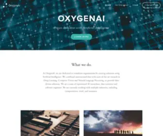 Oxygenai.com(OxygenAI) Screenshot