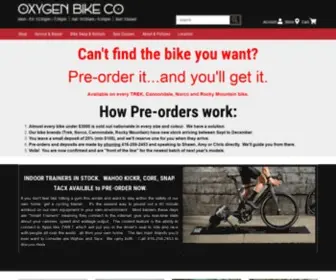 Oxygenbikes.com(Oxygen Bike Co) Screenshot