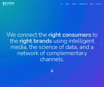 Oxygenmediagroup.com(A Digital Advertising Company) Screenshot