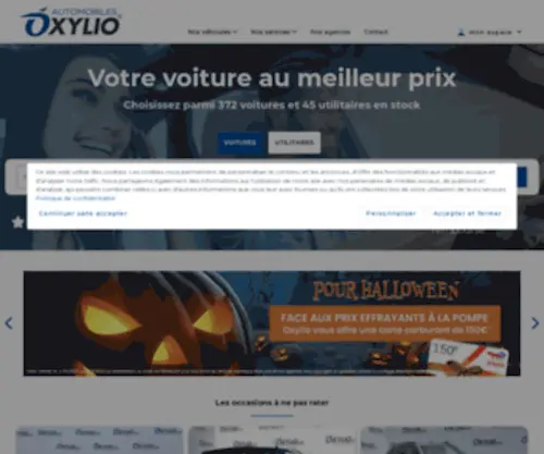 Oxylio.com(Plus de 600 véhicules neufs 0km ou occasions jusqu'à) Screenshot