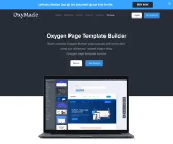Oxymade.com(Design sets & templates for Oxygen Builder) Screenshot