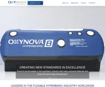 Oxynova.com(Oxynova hyperbaric) Screenshot