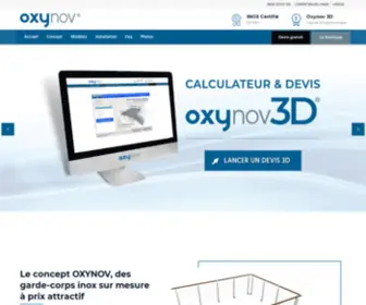 Oxynov.fr(Garde-corps inox) Screenshot